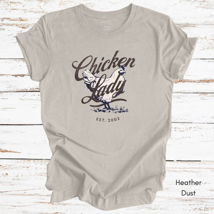 Chicken Lady Jersey Light Weight T-shirt