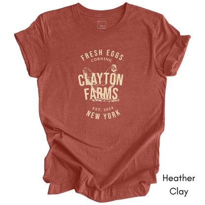 Custom Local Egg Farm Light Weight Jersey T-shirt