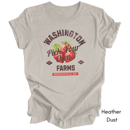 Pick Your Own Custom Strawberry Farm Light Weight Unisex Jersey T-shirt