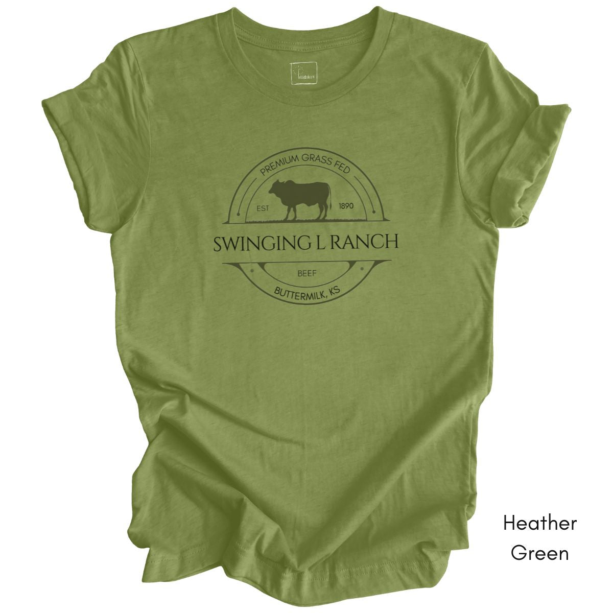 Custom Cattle Beef Farm Light Weight Unisex Jersy T-shirt Steer Version
