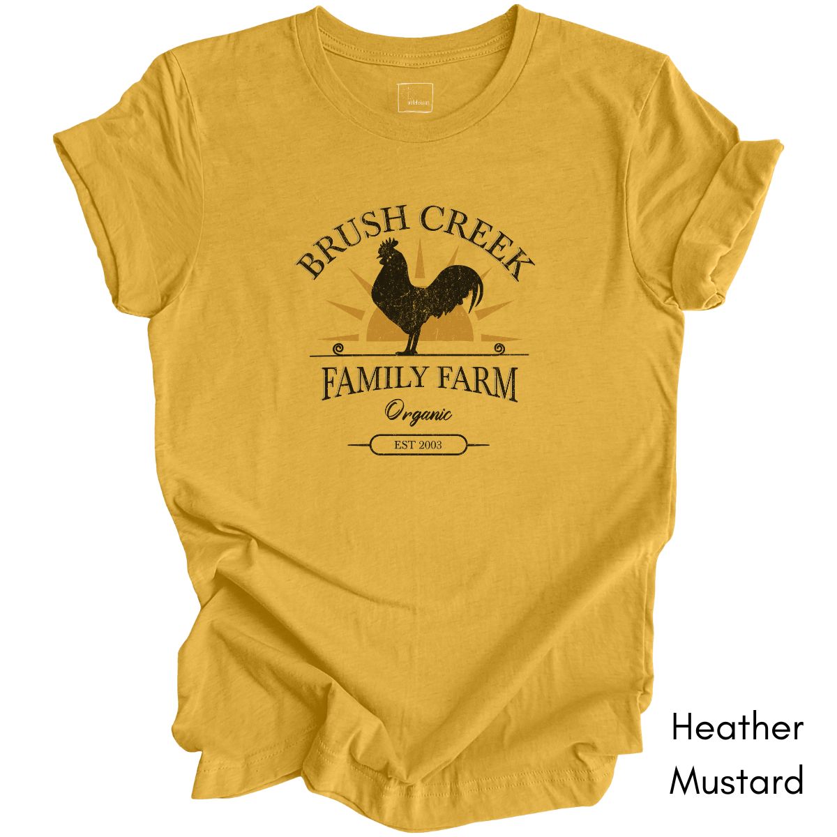Custom Family Farm Chicken Rooster Unisex Jersey Light Weight T-shirt
