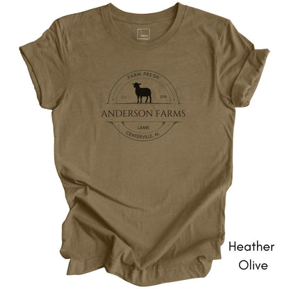 Custom Sheep Farm Tee