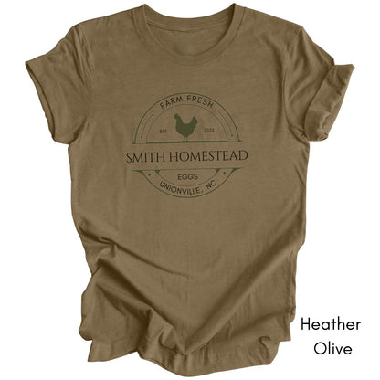 Custom Egg Farm Unisex Light Weight Jersey T-shirt