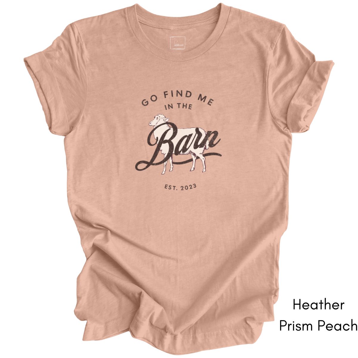 Find Me in the Sheep Barn Tee | Farmer's Short Sleeve Tee | Sheep Lover T-shirt | Mother's Day Gift | Pastel Spring Color Tee