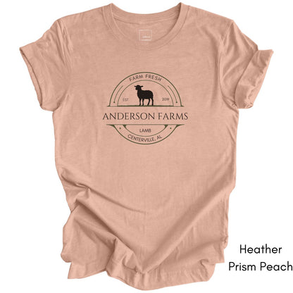 Custom Sheep Farm Tee