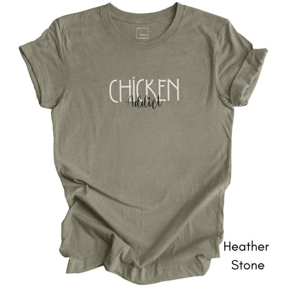 Chicken Addict Unisex Jersey Light Weight T-shirt