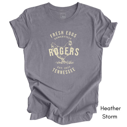Custom Local Egg Farm Light Weight Jersey T-shirt