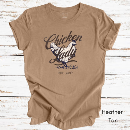 Chicken Lady Jersey Light Weight T-shirt