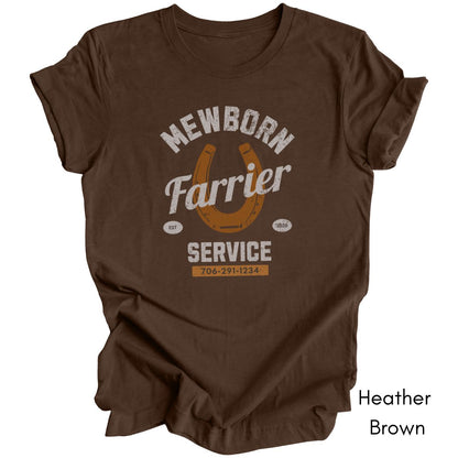 Farrier Personalized Unisex Light Weight Jersey Tshirt