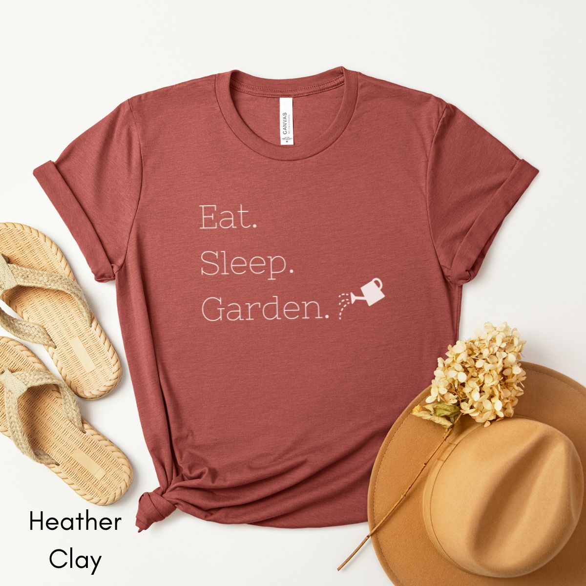 Eat Sleep Garden Tee | Unisex Jersey Short Sleeve Tee | Farm Life T-shirt | Gardener Tee | Horticulture Tee | Farmer tshirt | Homesteading