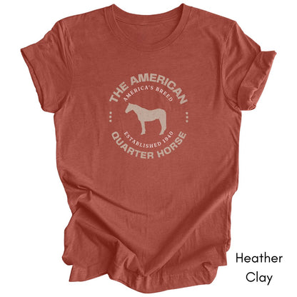American Quarter Horse Breed Unisex Tee