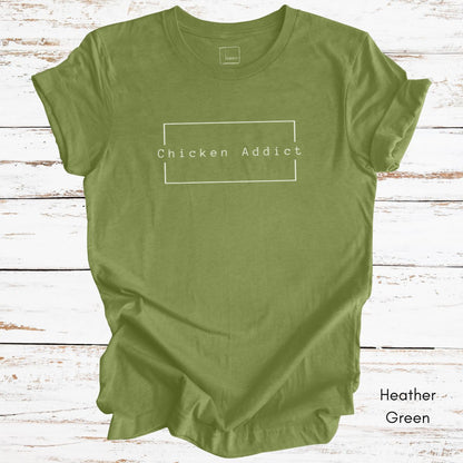 Chicken Addict Unisex Jersey Light Weight Tshirt
