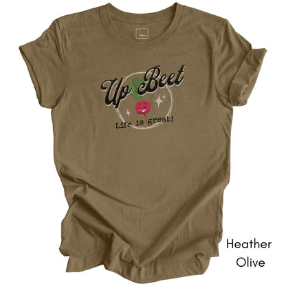 Up Beet Tee | Unisex Jersey Short Sleeve Tee | Funny Gardening Tee | Homesteading T-shirt | Gift for Gardener | Motivational Tshirt