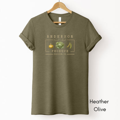 Custom Farm Tee Local Vegetable Dealer T-shirt Personalized Produce Dealer Tee Gifts for Gardeners Farmers Market t-shirt Homesteading Tshirt