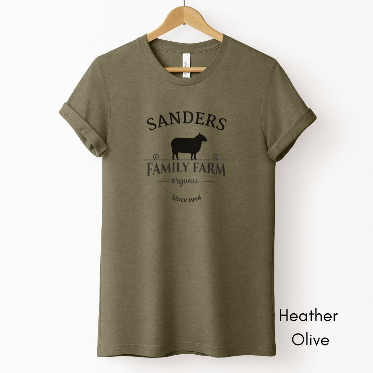 Custom Family Farm tee | Local Sheep Farmer T-shirt | Personalized Farm Gift | Homesteading Tshirt | Farmer's Market Tee