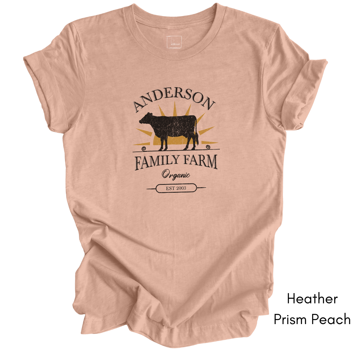 Custom Family Farm tee -  Dairy Farmer T-shirt, Personalized Farm Gift , Homesteading Tshirt,  Farmer's Market Tee, Dairy Cow Shirt