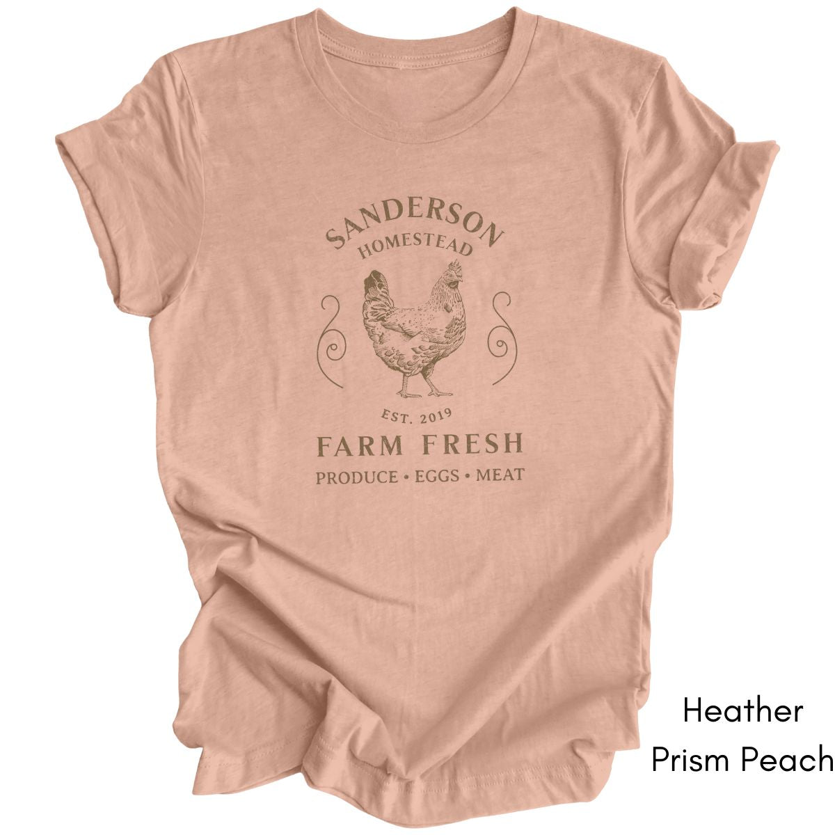 Custom Homestead/ Farm tee Gift for Homesteaders Personalized Farm Tshirt Homesteading Shirt Local Egg Produce Dealer T-shirt