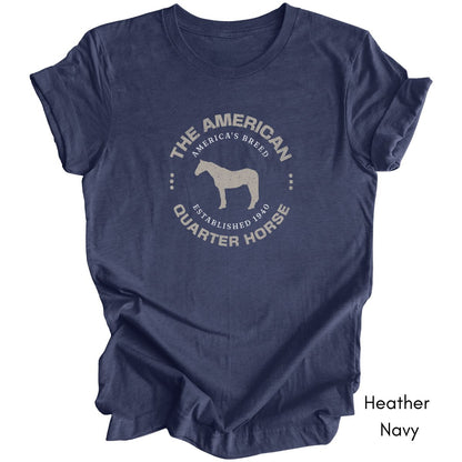 American Quarter Horse Breed Unisex Tee