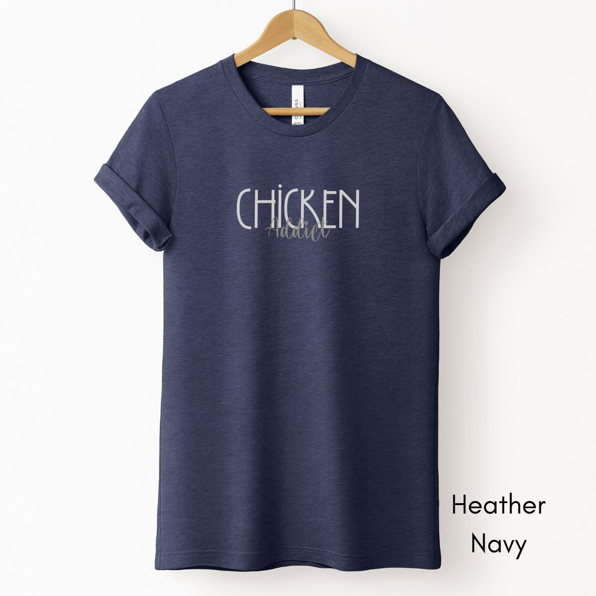 Chicken Addict Tee | Unisex Jersey Short Sleeve Tee | Gift for Chicken Lover | Chicken Keeper Tshirt | Poultry Enthusiast T-shirt