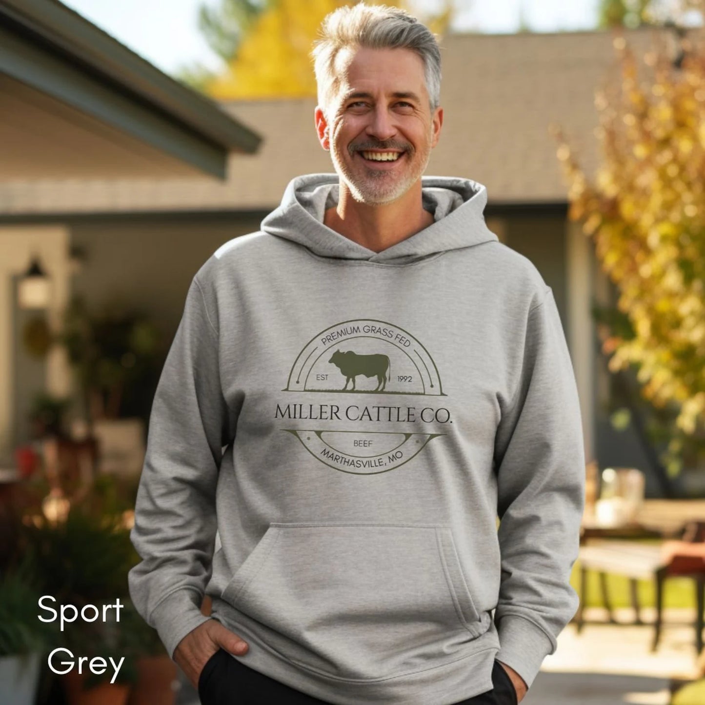 Custom Cattle Farm HOODIE Unisex Heavy Blend Hooded Sweatshirt | Rancher Sweatshirt | Bull Steer Personalized Gift for Cattle Famers Famer's Market Shirt