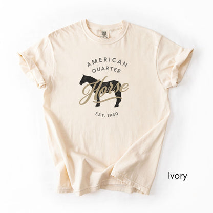 American Quarter Horse Breed Unisex Midweight Vintage Style T-Shirt