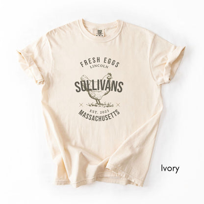 Custom Egg Farm Unisex Vintage Midweight T-shirt