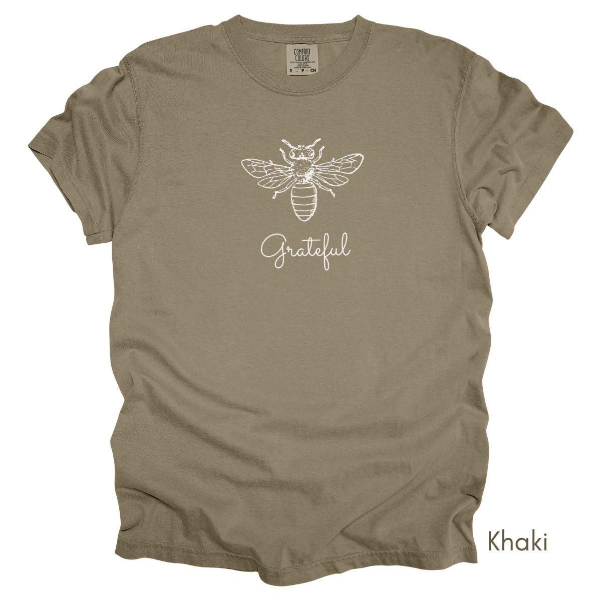 Bee Grateful Unisex Garment-Dyed Midweight T-shirt