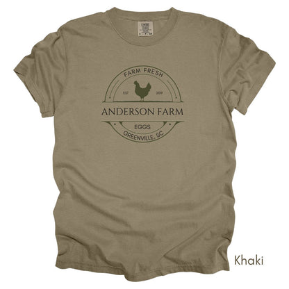 Custom Egg Farm - Unisex Midweight t-shirt