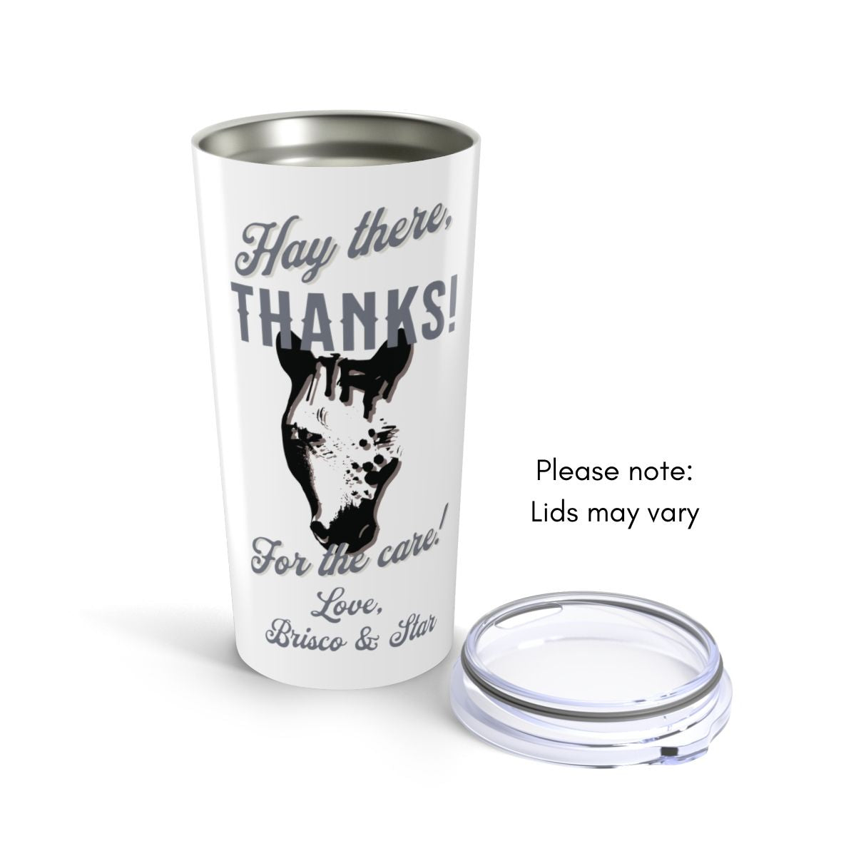 Custom Horse Care Giver Gift Tumbler 20oz
