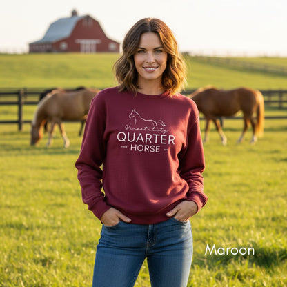 Quarter Horse Versatility Unisex Crewneck Sweatshirt