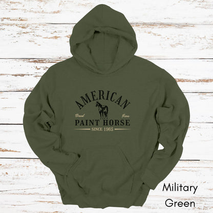 American Paint Horse Hoodie | Unisex Heavy Blend Hooded Sweatshirt | Horse Lover Shirt | Gift for Equestrian | Gift for Horse Lover