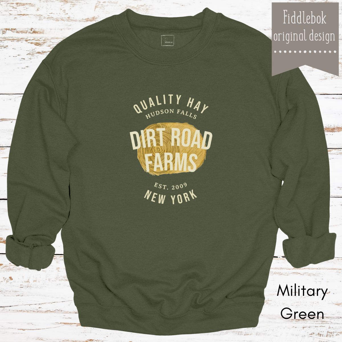 Custom Hay Farm Unisex Heavy Blend Crewneck Sweatshirt