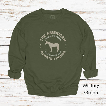 American Quarter Horse - Unisex Crewneck Sweatshirt