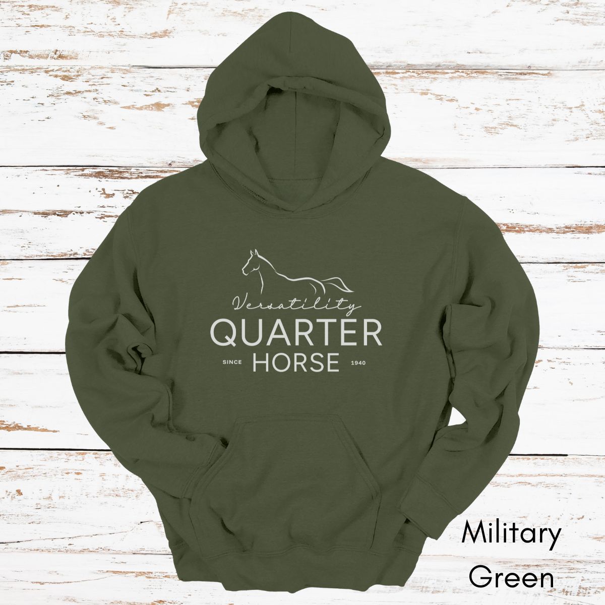 Quarter Horse Versatility Hoodie - Unisex Heavy Blend Hooded Sweatshirt
