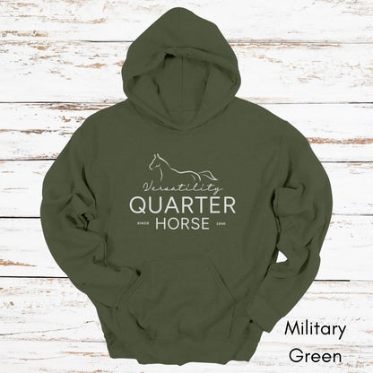Quarter Horse Versatility Hoodie - Unisex Heavy Blend Hooded Sweatshirt