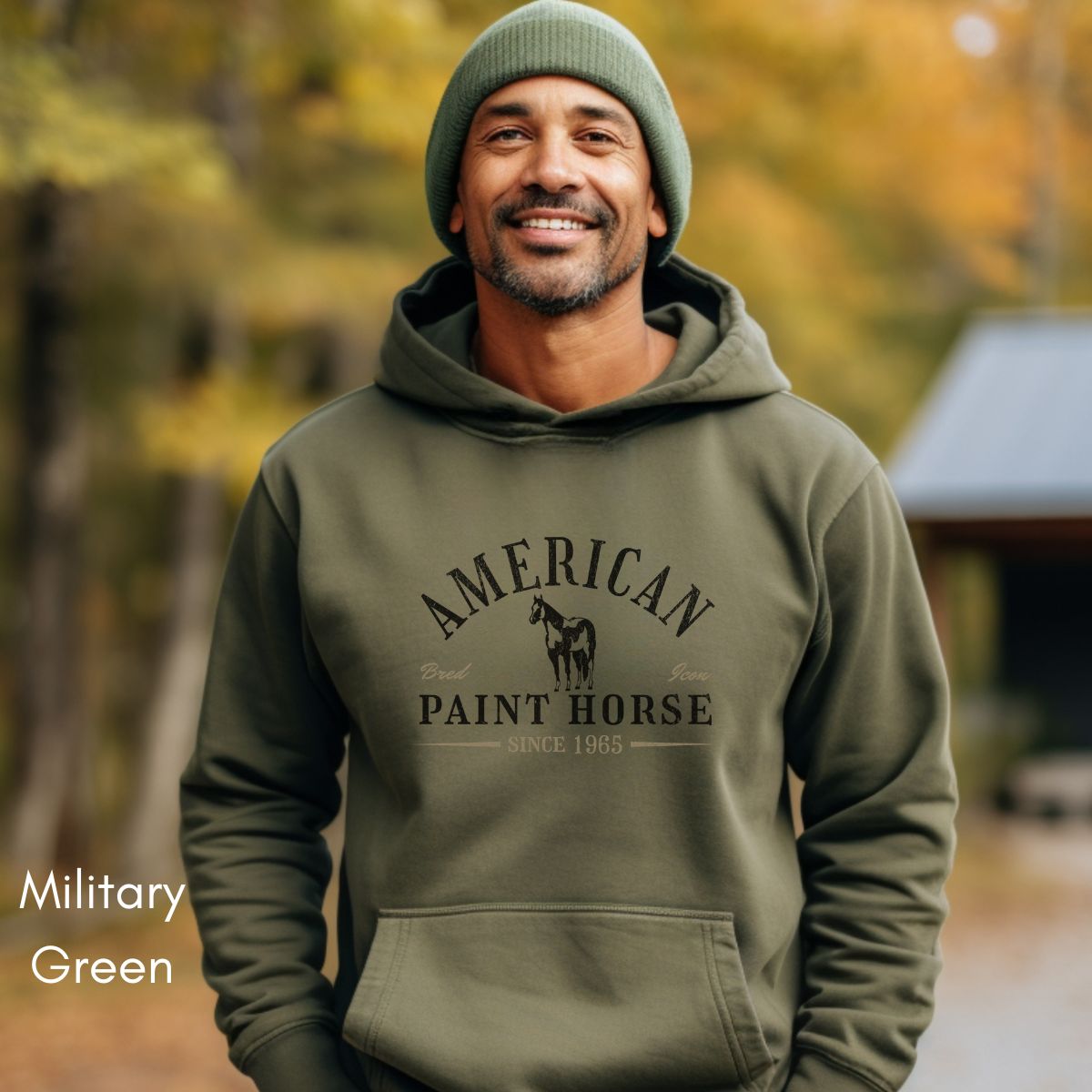 American Paint Horse Hoodie | Unisex Heavy Blend Hooded Sweatshirt | Horse Lover Shirt | Gift for Equestrian | Gift for Horse Lover