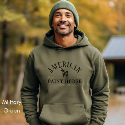 American Paint Horse Hoodie | Unisex Heavy Blend Hooded Sweatshirt | Horse Lover Shirt | Gift for Equestrian | Gift for Horse Lover