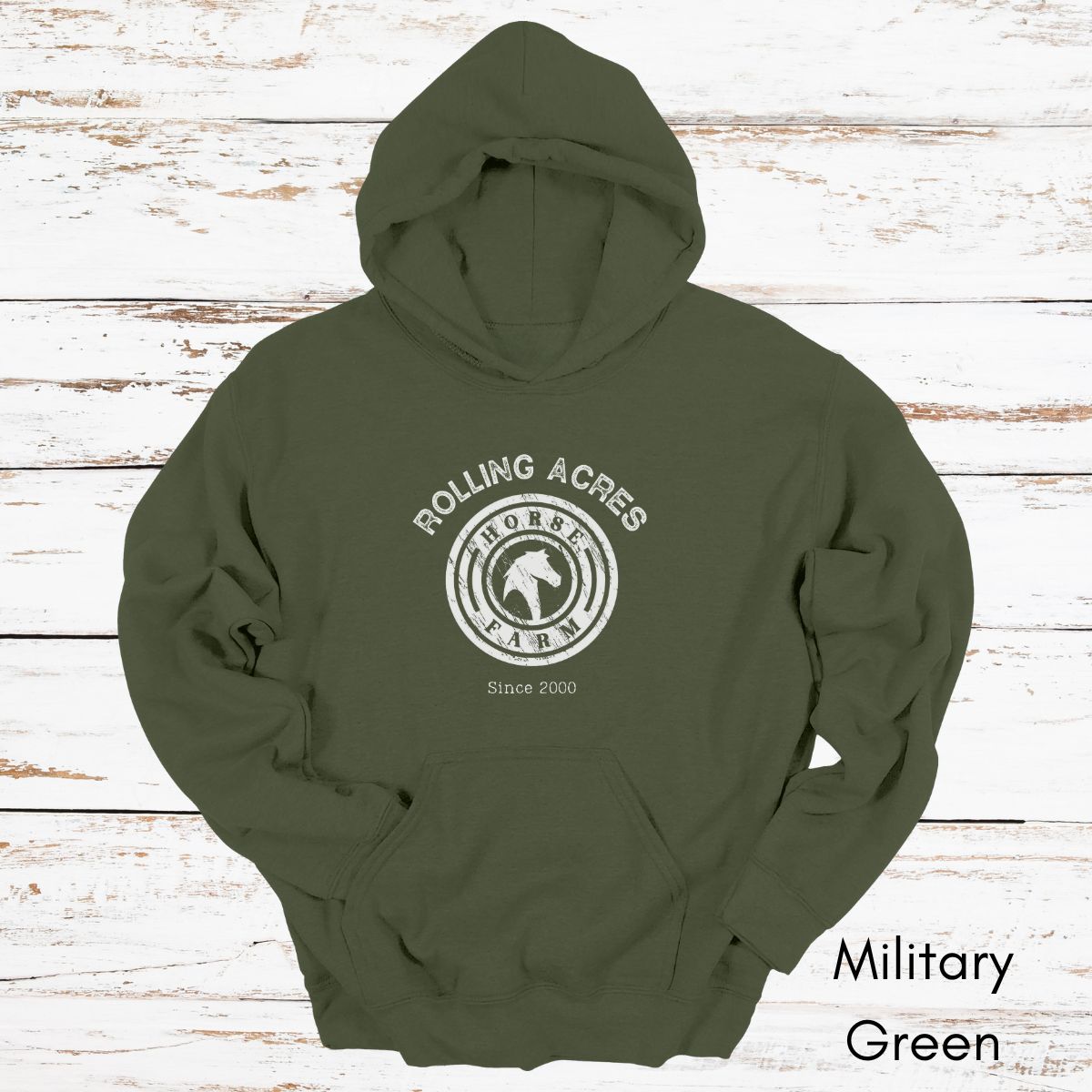 Custom Horse Farm Unisex Heavy Blend Hooded Sweatshirt