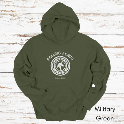 Custom Horse Farm Unisex Heavy Blend Hooded Sweatshirt