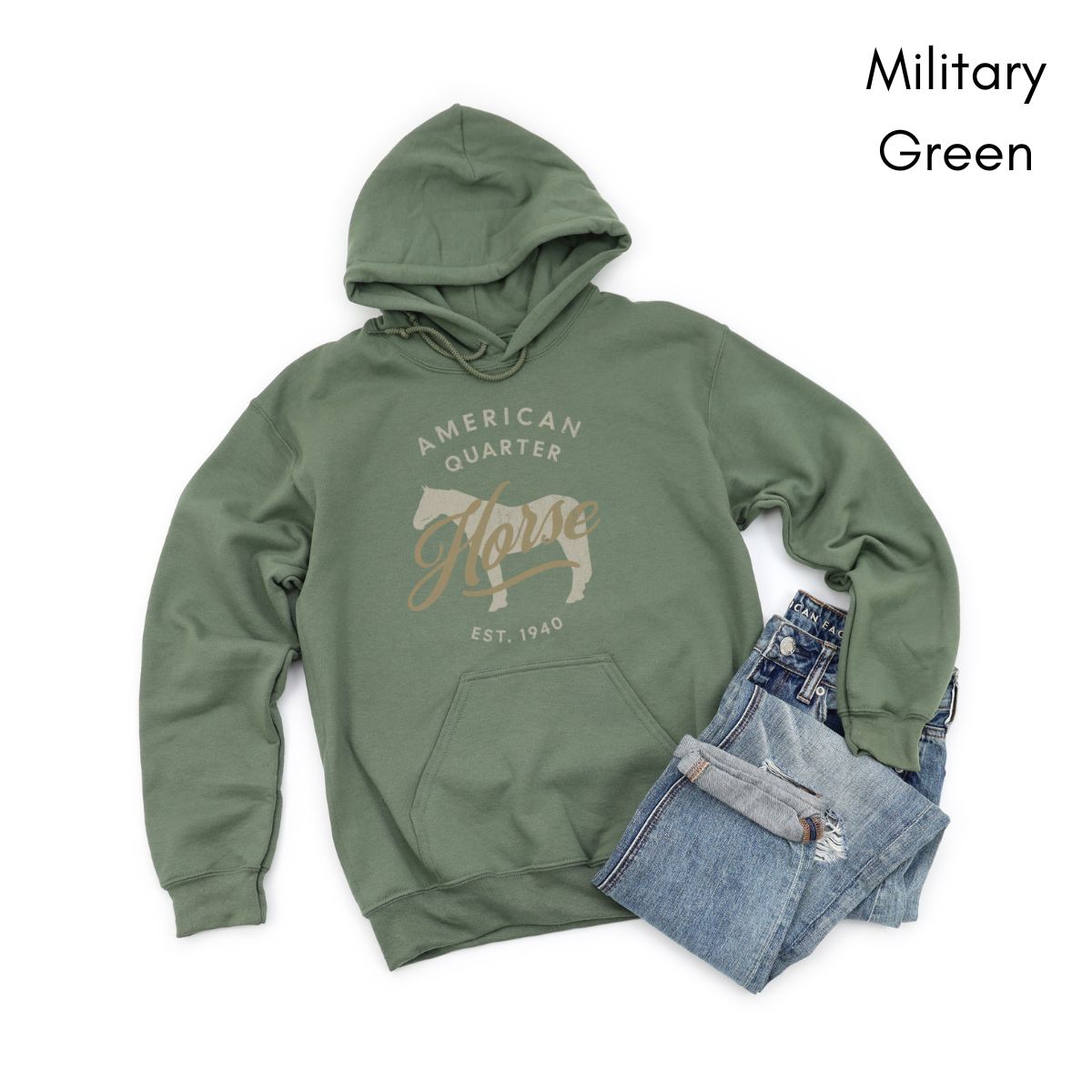 American Quarter Horse Hoodie | Unisex Heavy Blend Hooded Sweatshirt | Horse Lover Shirt | Gift for Equestrian | Gift for Horse Lover