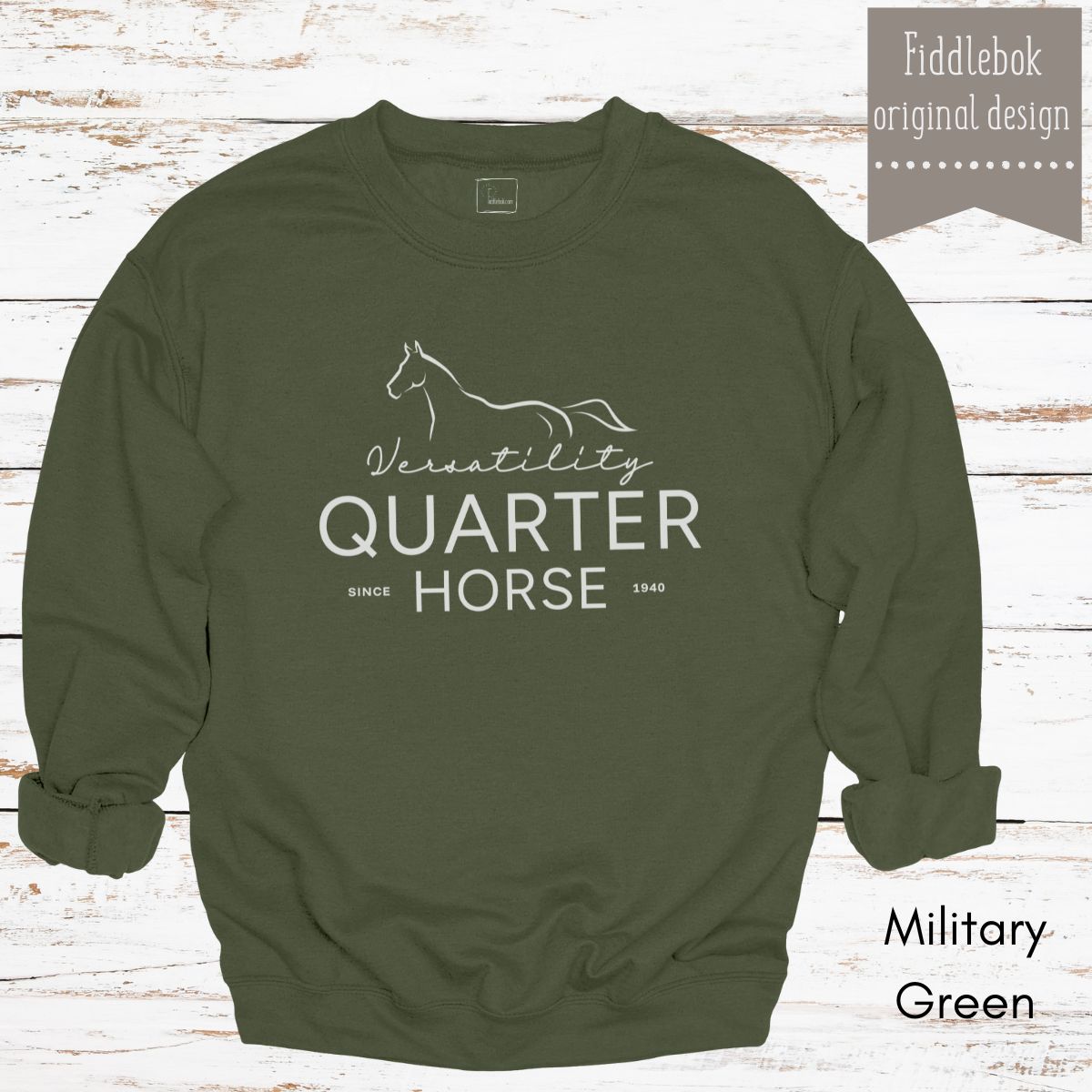 Quarter Horse Versatility Unisex Crewneck Sweatshirt
