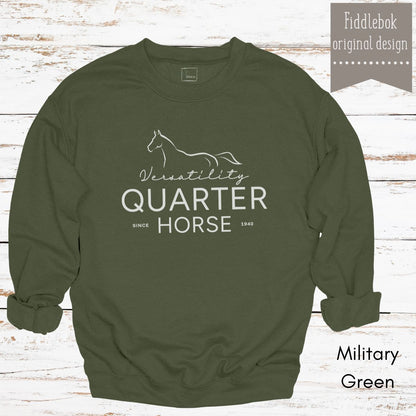 Quarter Horse Versatility Unisex Crewneck Sweatshirt