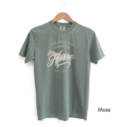 American Quarter Horse Breed Unisex Midweight Vintage Style T-Shirt
