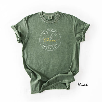 CUSTOM Fresh Cut Flower Farm Midweight T-shirt