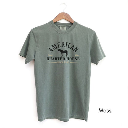 American Quarter Horse Breed Unisex Midweight Vintage Style T-Shirt
