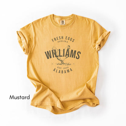 Custom Egg Farm Unisex Vintage Midweight T-shirt