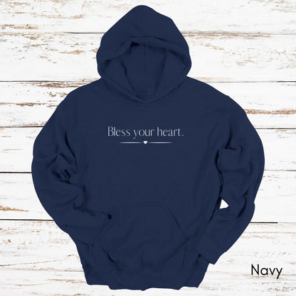 Bless Your Heart Hoodie - Unisex Heavy Blend Hooded Funny Southern Sweatshirt