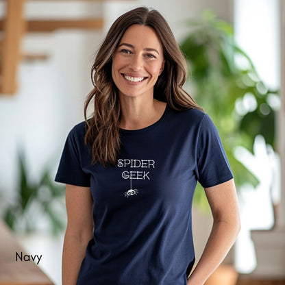 Spider Geek Tee | Unisex Jersey Short Sleeve Tee | Funny Arachnid Tee | Spider Lover T-shirt | Gift for an arachnid lover | Spider Web Tee