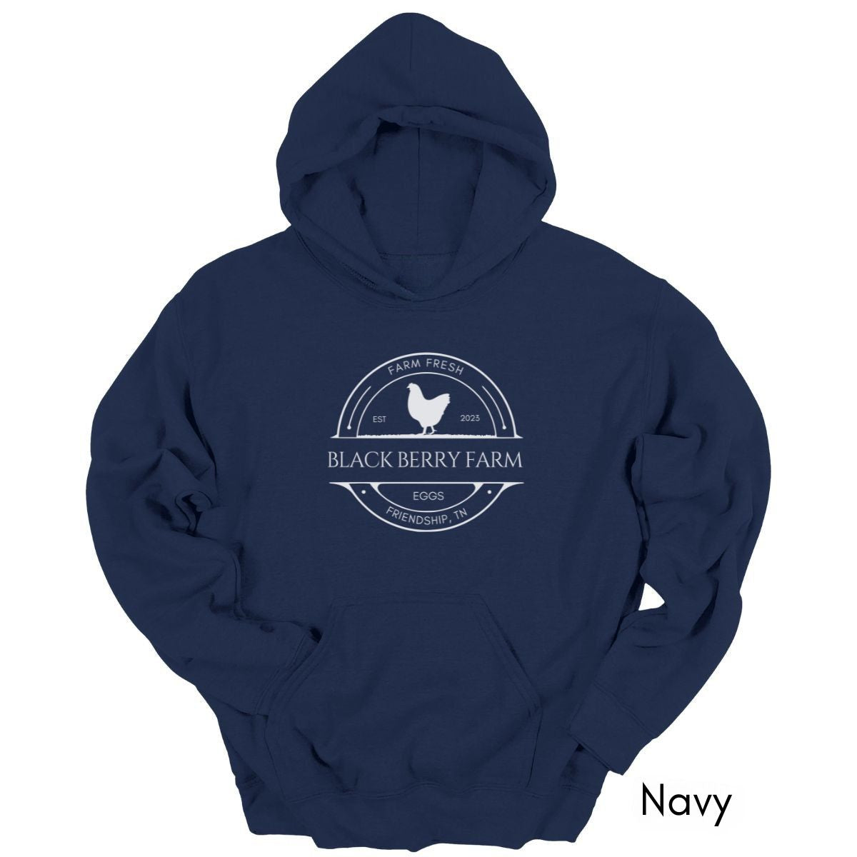 Custom Chicken Egg Farm Hoodie - Unisex Heavy Blend Hooded Sweatshirt
