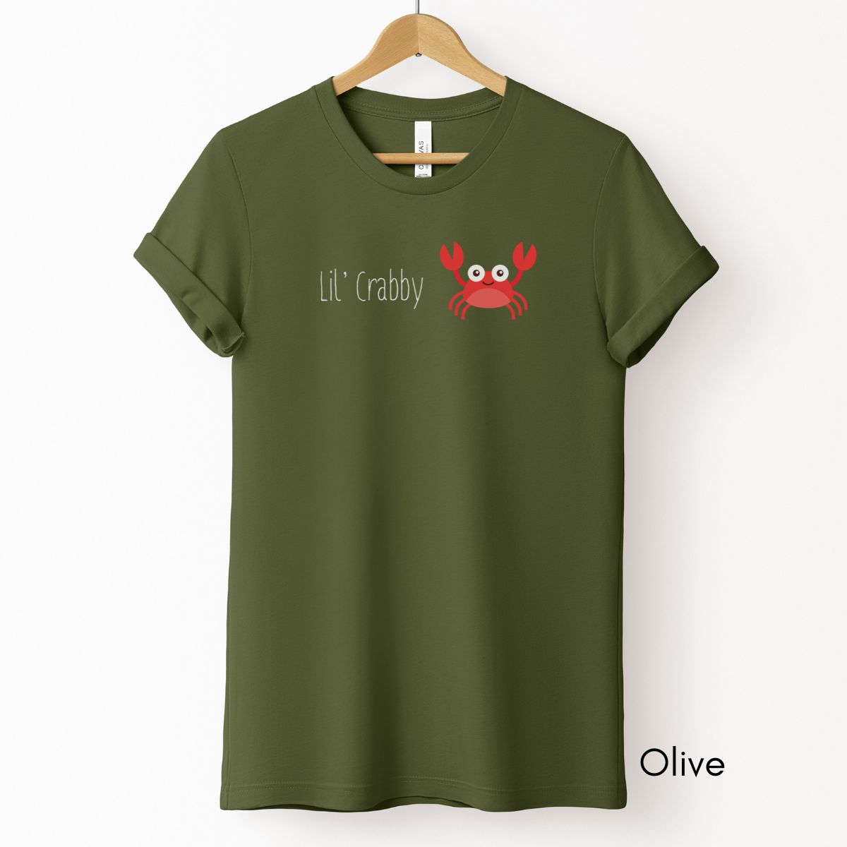 Lil' Crabby Tee | Unisex Jersey Short Sleeve Tee Funny Marine Life Tee Ocean Life T-shirt Crab Tshirt Gift for a Grouch